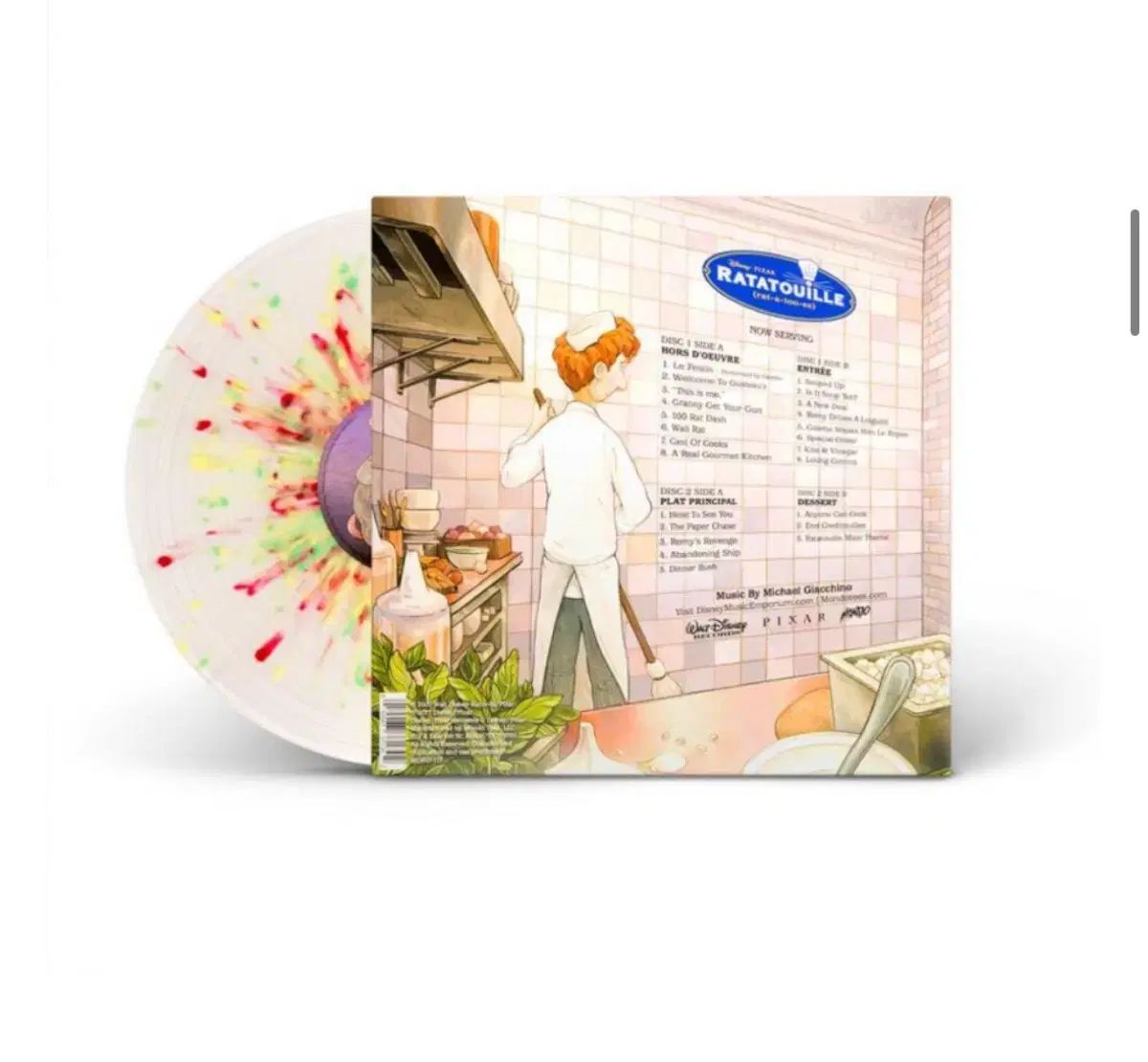 レミーのおいしいレストラン OST COLOR ヴァイナル ビニールレコード