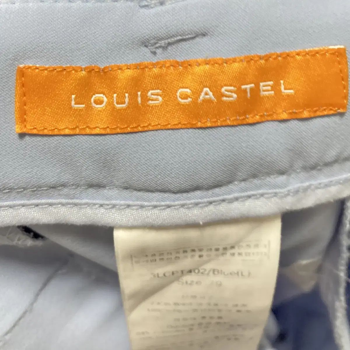 LOUIS CASTEL ルイカステル レディースゴルフパンツ ライトブルー 32