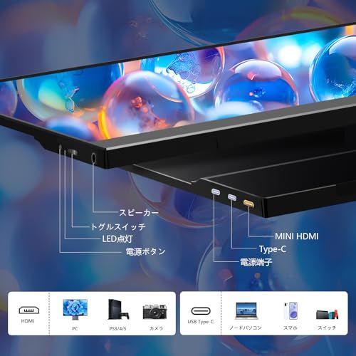 モバイルモニター 15.6インチ 1920*1080 モバイルディスプレイ