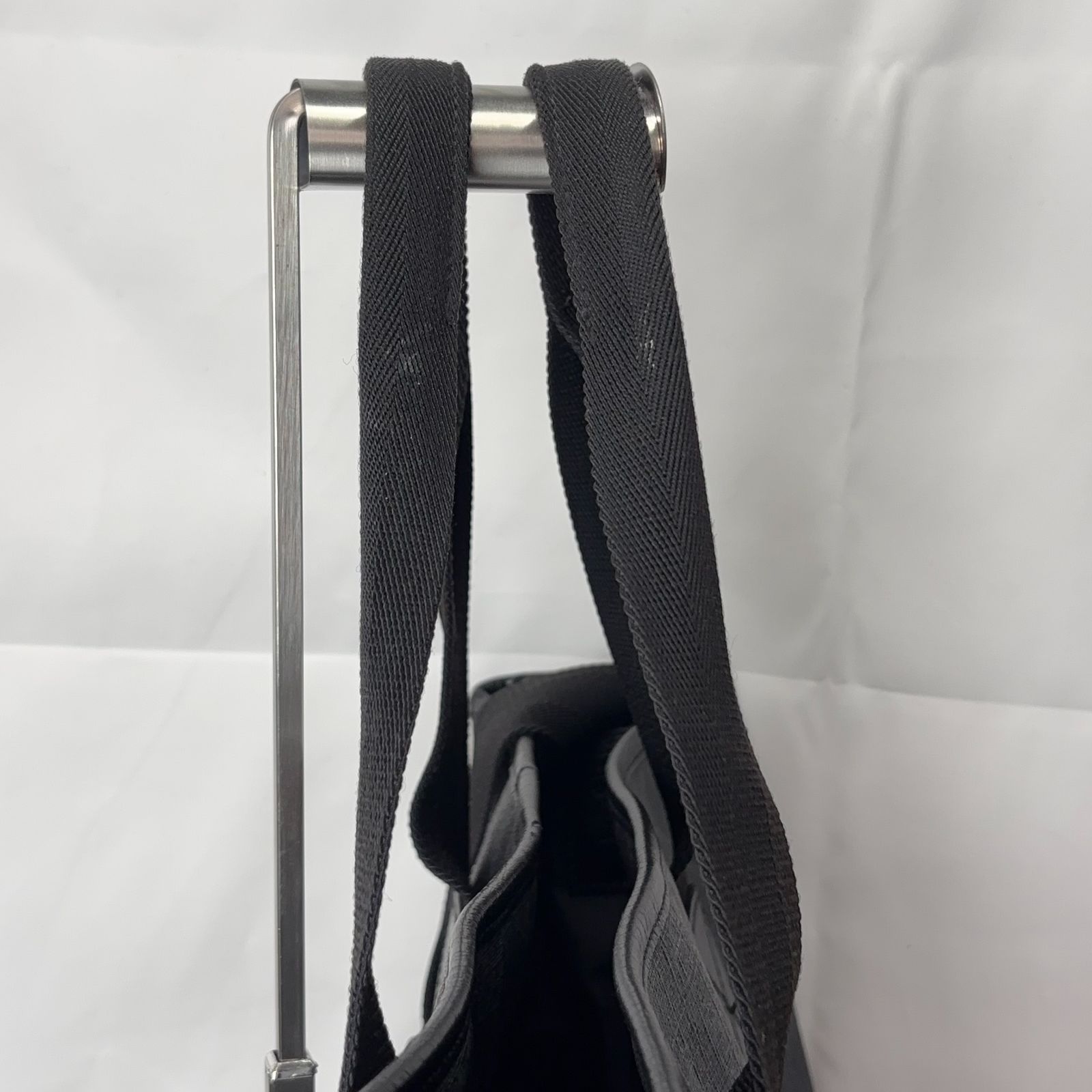 GUCCI GGスプリーム 162163 2WAYトートバッグ グレー PVC 大容量