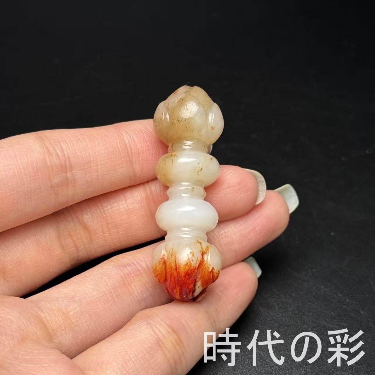 和田玉系 玉雕 蓮子形佩 蓮の花 如意 手彫り 開運 お守り 置物 古美術 彫刻 中国古美術 旧藏 和田玉 蓮花 配飾 高潔純淨 清正廉潔 玉佩 精彫細工