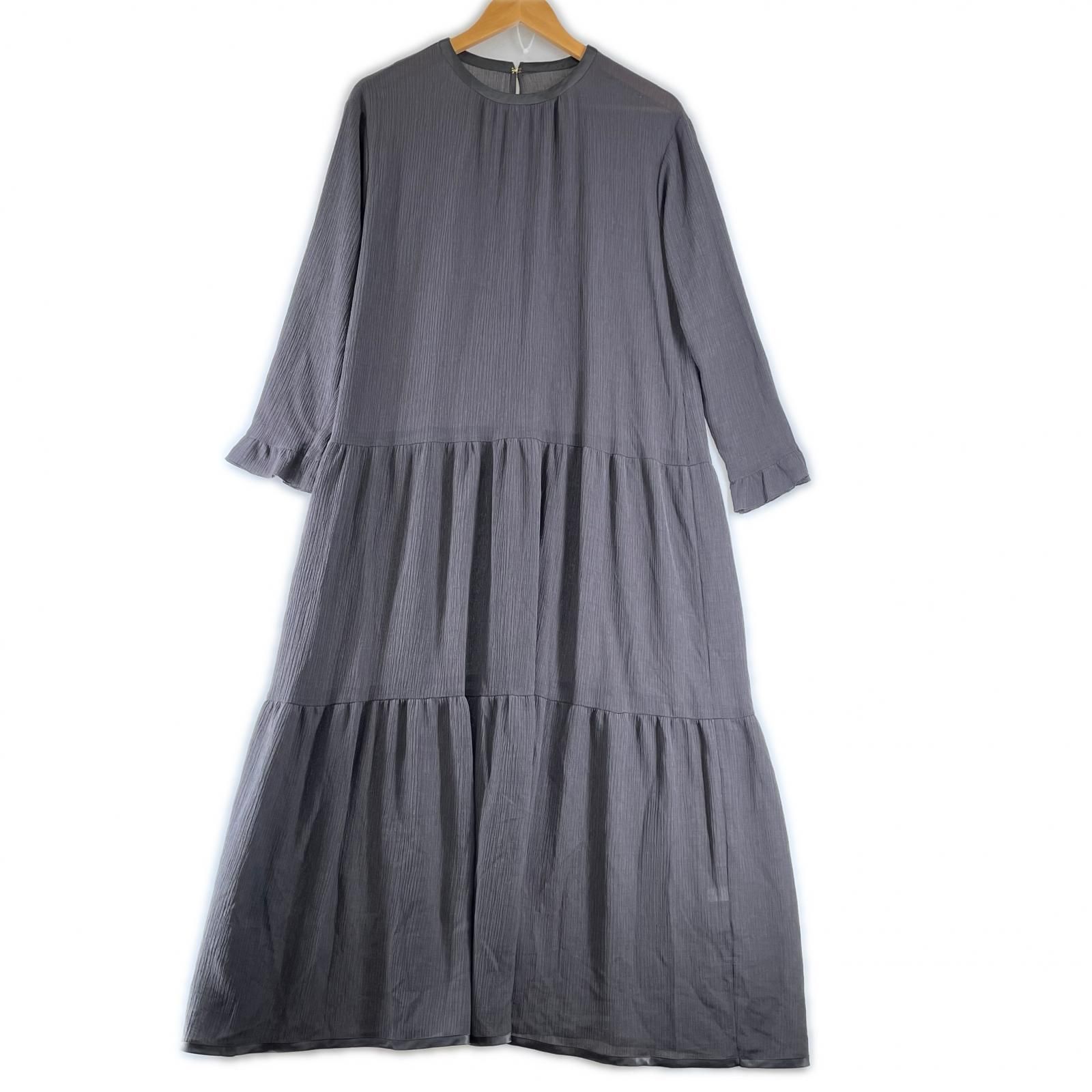 美品 La TOTALITE ラトータリテ 無地 春夏 SS ワンピース ポリエステル