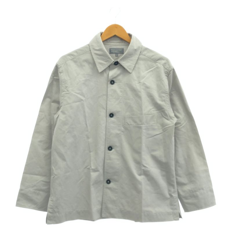 中古】MARGARET HOWELL シャツジャケット サイズS グレー 579-4150008