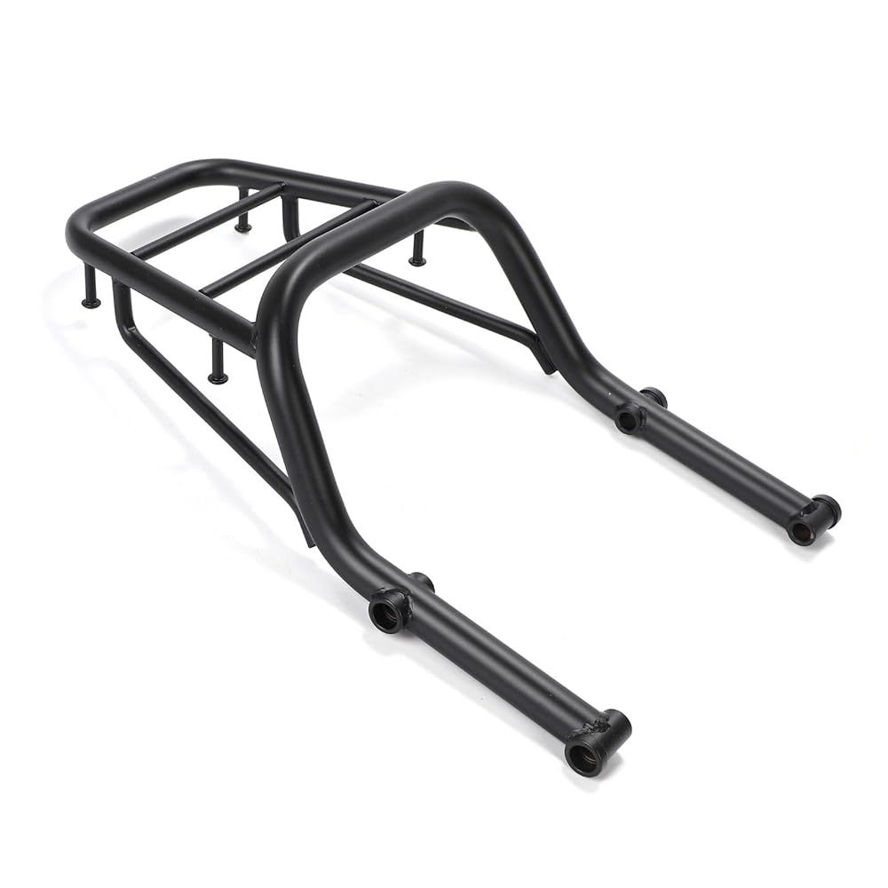 ホンダ対応 GROM グロム JC92 リアキャリア 荷台 ラゲッジラック 積載アップ ツーリング 取付穴対応 (ブラック)