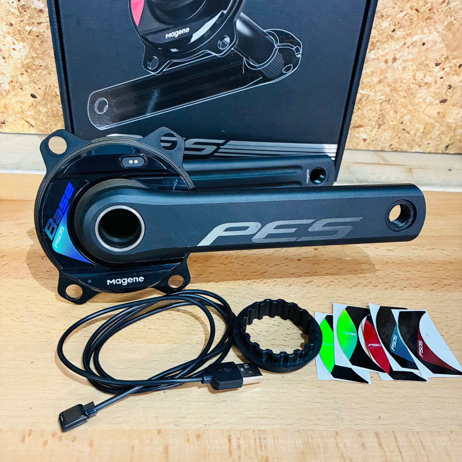 良品】Magene PES-P515 スパイダー型 パワーメーターセット 170mm 