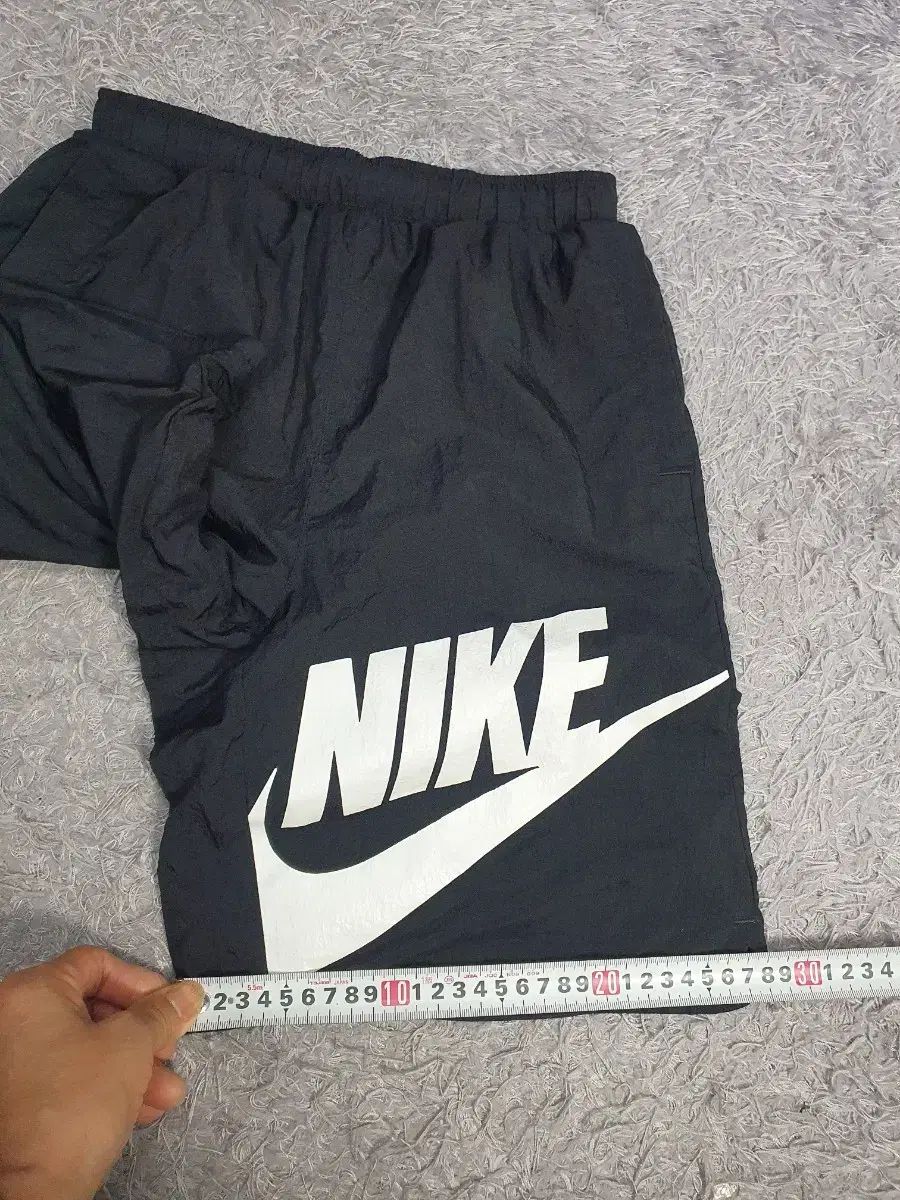 NIKE ハーフパンツ NSW ウーブン ショーツ ビックロゴ ブラック BOYS