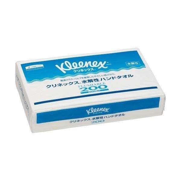 日本製紙クレシア クリネックス 水解性ハンドタオル200 200枚/パック 1セット(35パック) 12,220円