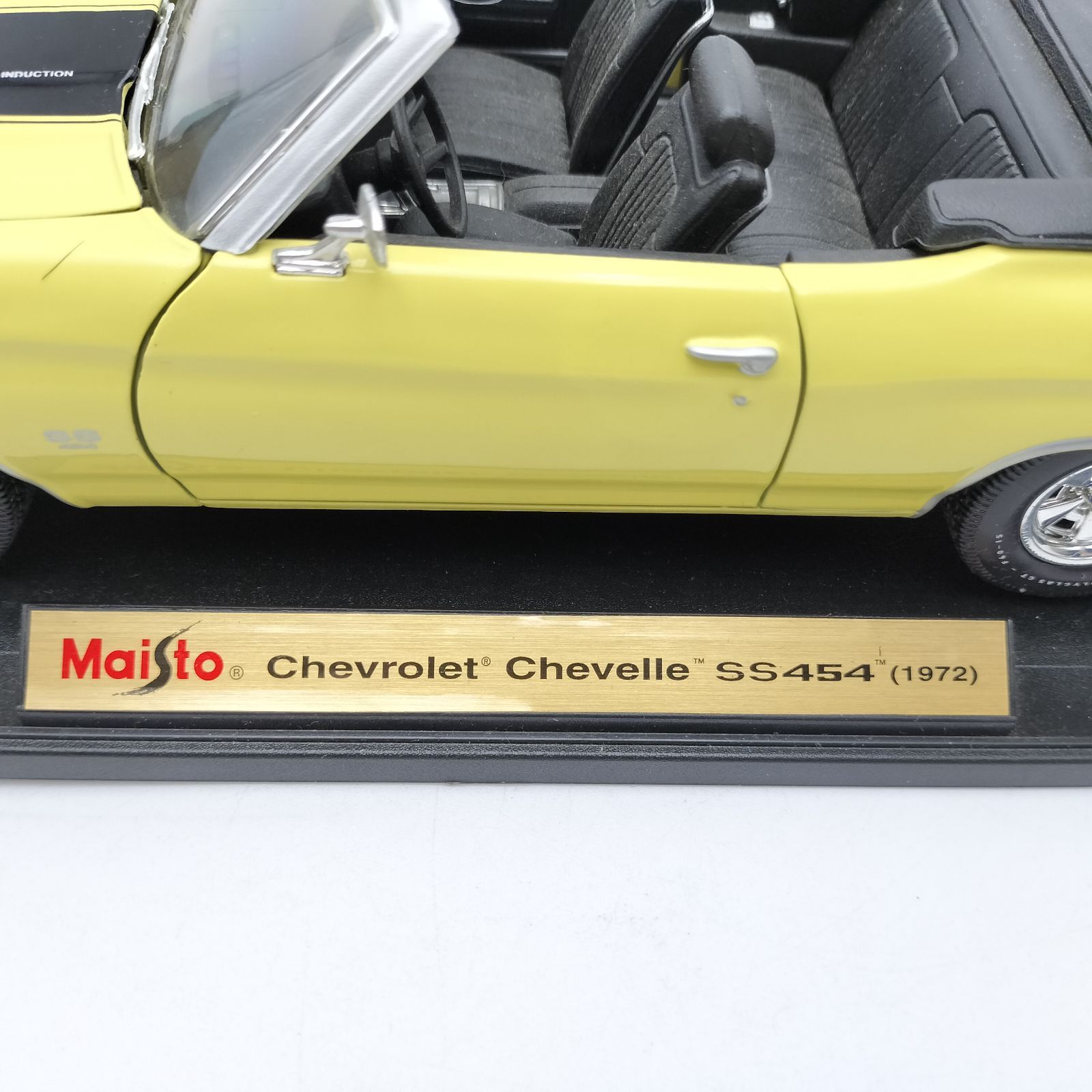 マイスト】1/18 1972 シボレー シェベル SS454 イエロー 箱付き ダイ