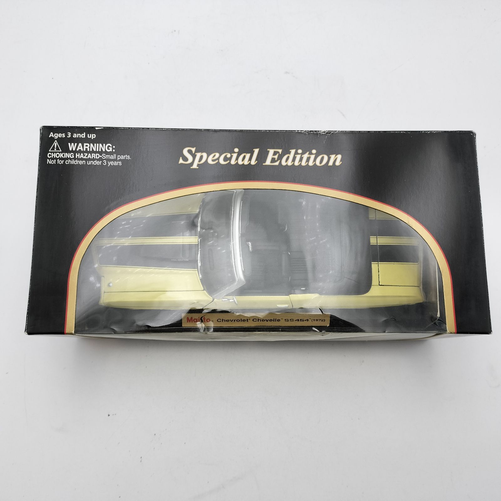 マイスト】1/18 1972 シボレー シェベル SS454 イエロー 箱付き ダイ