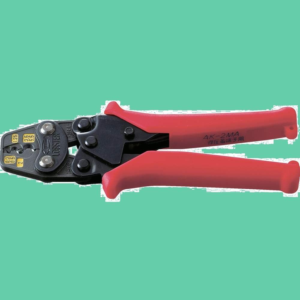 ロブテックス ミニ圧着工具(裸圧着端子/裸スリーブ用) AK2MA