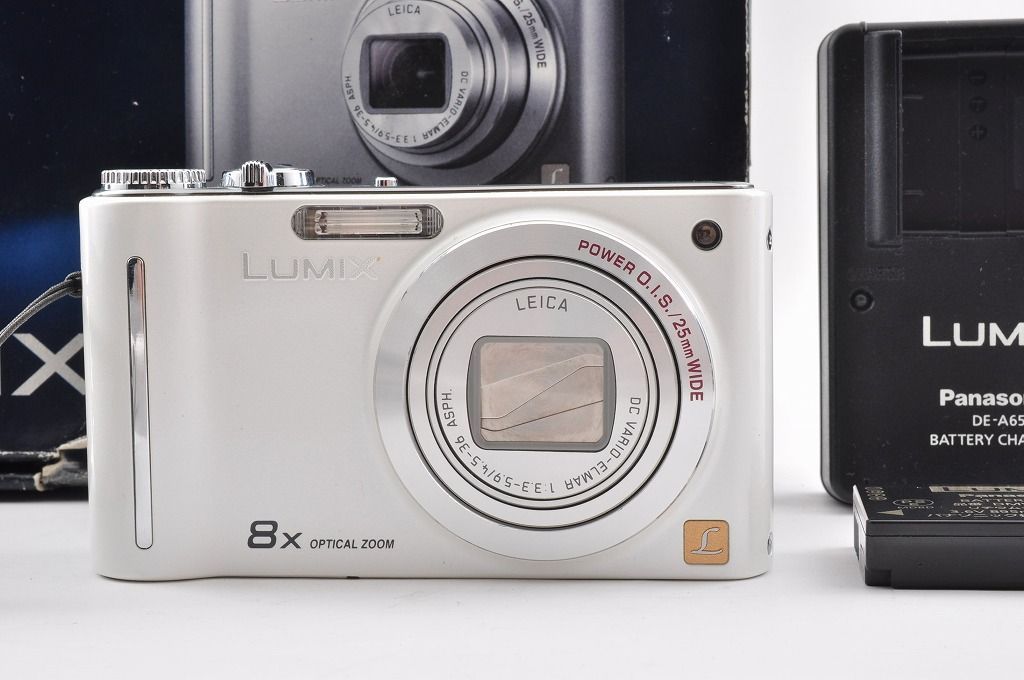 Panasonic LUMIX デジタルカメラ ホワイト 2ヶ月保証付き】パナソニック LUMIX DMC-ZX1 ホワイト デジカメ