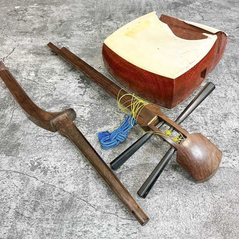 ジャンク 三味線 細竿 現状品 部品取り 修理ベース 明治 年代物 神楽坂