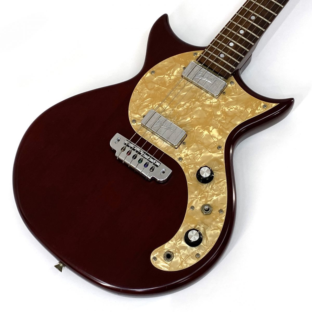 Burny バーニー WS-65 ワインレッド レスポール エレキギター ※中古