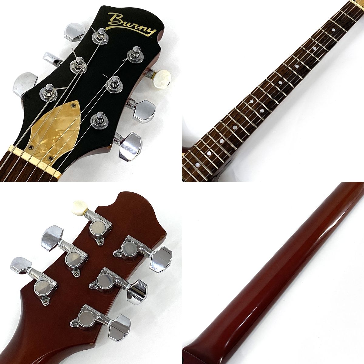 Burny バーニー WS-65 ワインレッド レスポール エレキギター ※中古