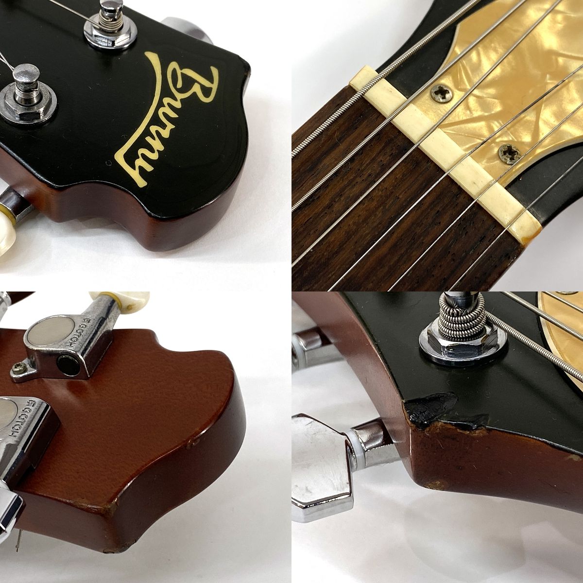 Burny バーニー WS-65 ワインレッド レスポール エレキギター ※中古