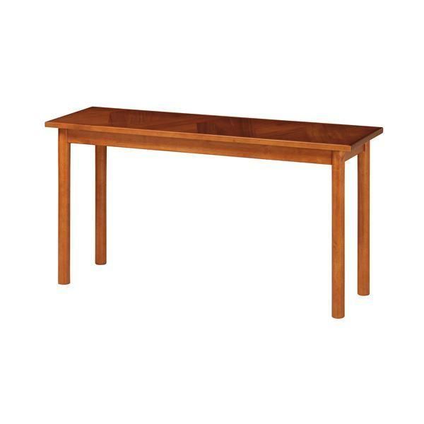 ロングデスク/パソコンデスク 〔幅1300×奥行400×高さ680mm〕 木製 〔リビング ダイニング〕 組立品
