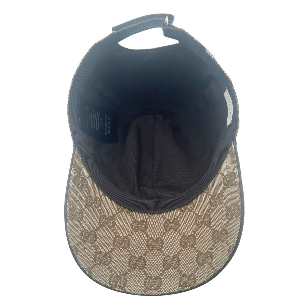中古】GUCCI グッチ ウェブ ストライプ GG ベースボールキャップ 