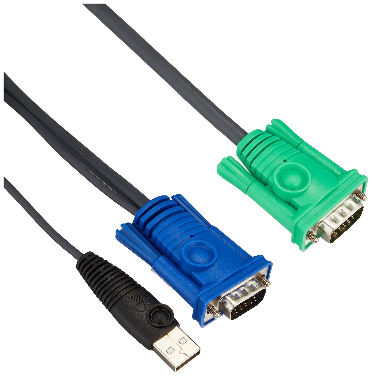 新品 サンワサプライ パソコン自動切替器用ケーブル(3.0m) SW-KLU300N ブラック