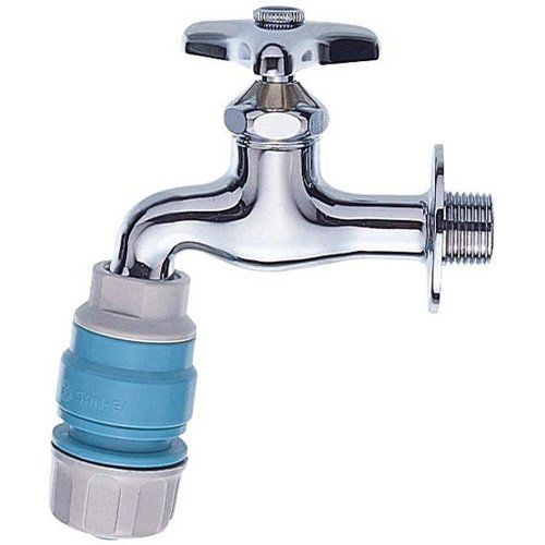 新品 SANEI(サンエイ) 【ワンタッチ接続】 ジョインター横水栓 屋外散水栓