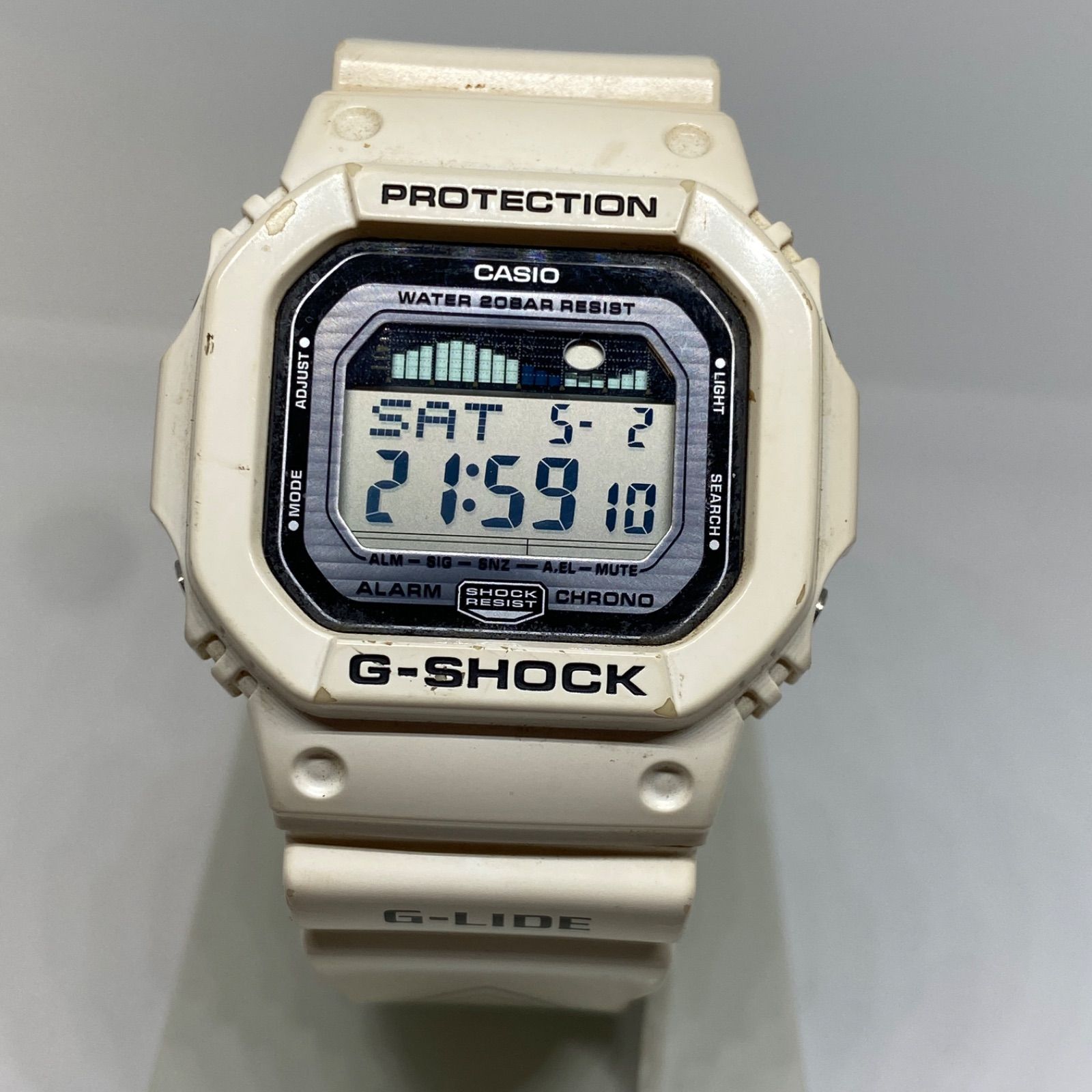 CASIO カシオ G-SHOCK G-LIDE GLX-5600 ホワイト タイドグラフ ムーン 