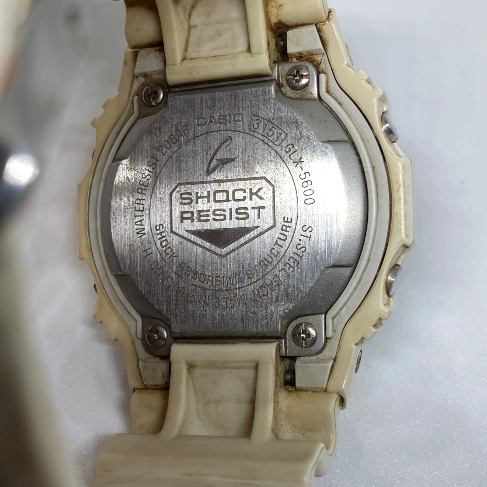 CASIO カシオ G-SHOCK G-LIDE GLX-5600 ホワイト タイドグラフ ムーン 