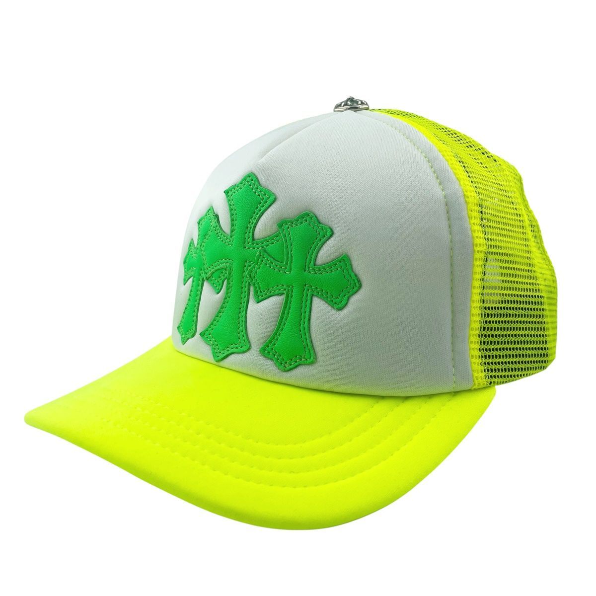 中古】 CHROME HEARTS クロムハーツ トラッカーキャップ イエロー