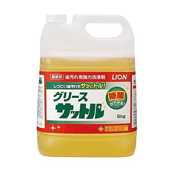 （まとめ）ライオン グリースサットル 5kg 1本〔×2セット〕
