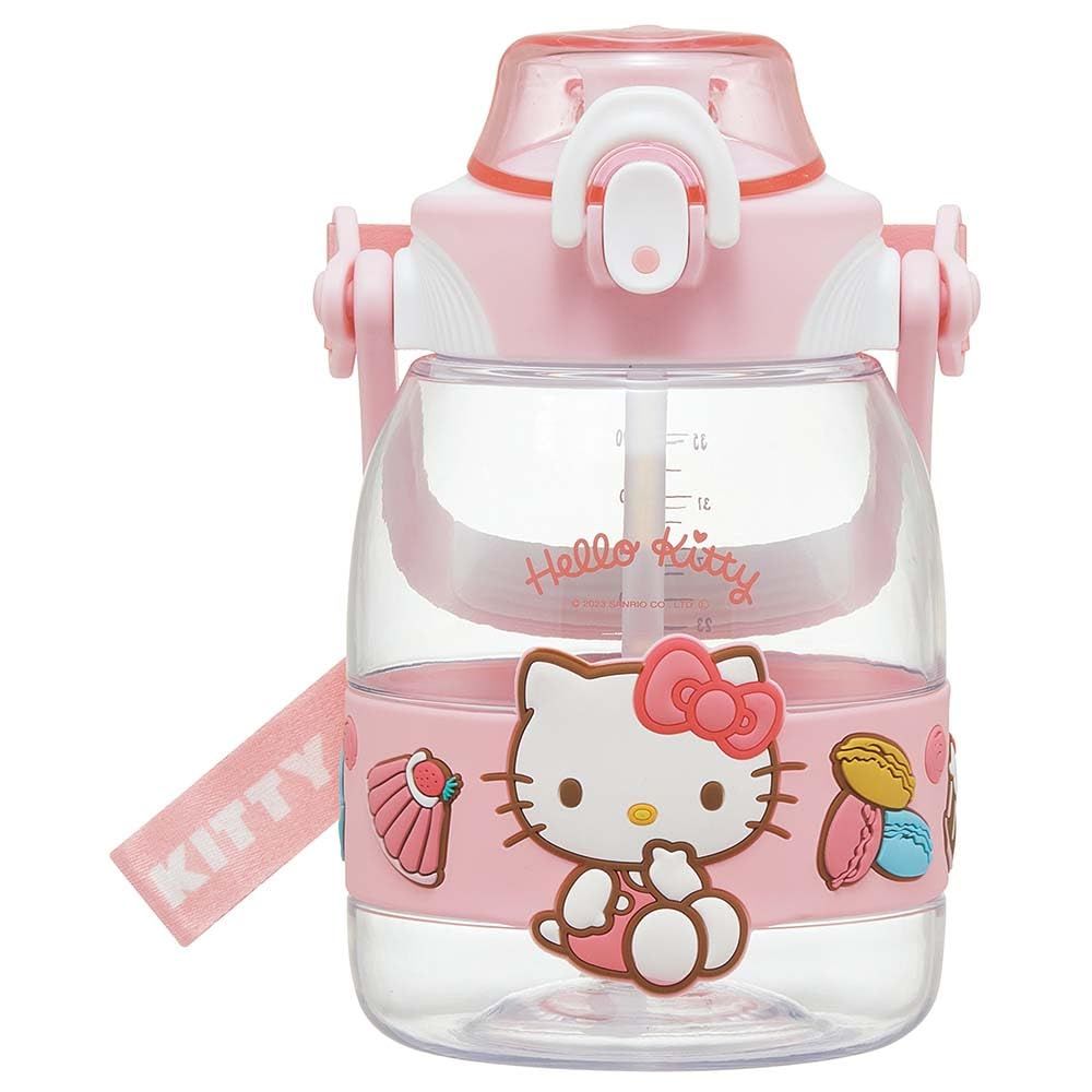 新品 スケーター(Skater) ストロー ホッパー ボトル 水筒 1.2L 1200ml プラスチック 水分補給 女の子 サンリオ ハローキティ PSHP12-A