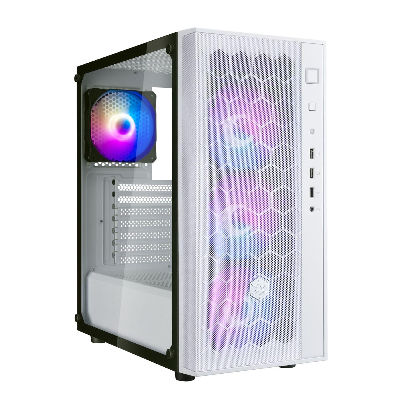 新品 Silver Stone 【FARA シリーズ】魅せるPCケースの王道 ARGBファン搭載 SST-FAR1W-PRO 【日本正規代理店品】 ホワイト