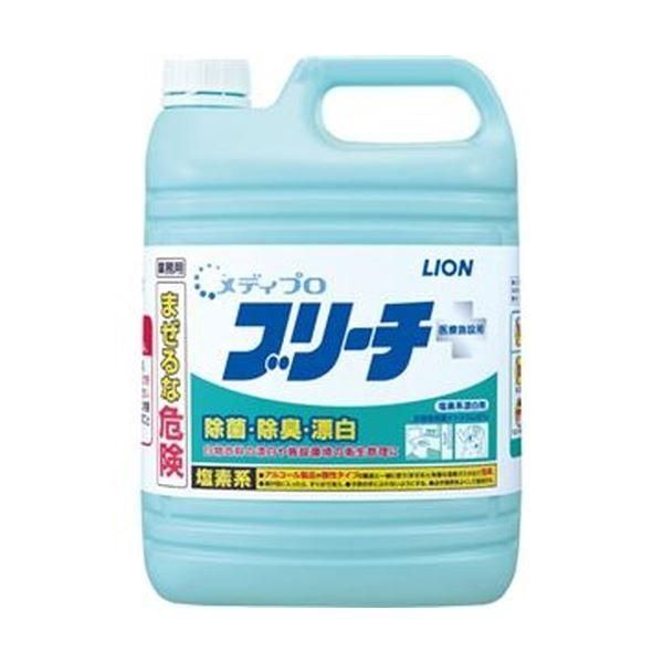 （まとめ）ライオン メディプロ ブリーチ 業務用5kg 1本〔×10セット〕