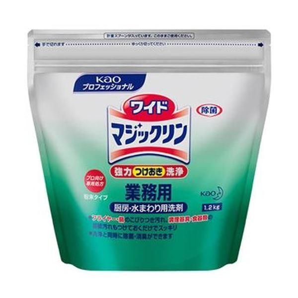 （まとめ）花王 ワイドマジックリン 業務用1.2kg 1個〔×10セット〕