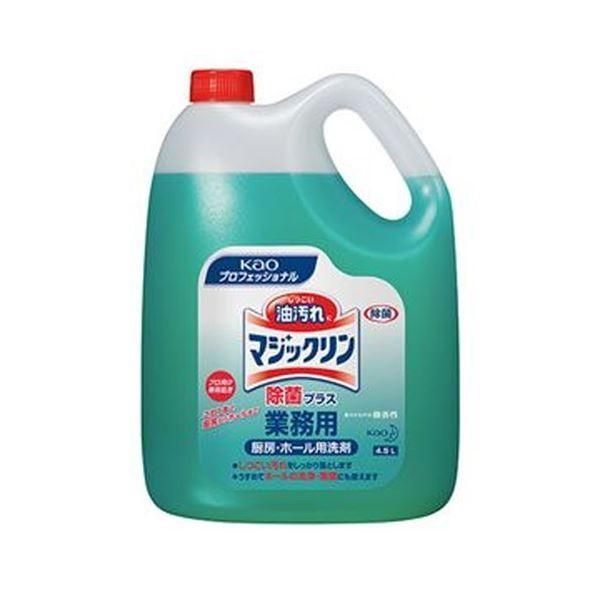 （まとめ）花王 マジックリン 除菌プラス 業務用4.5L 1本〔×5セット〕