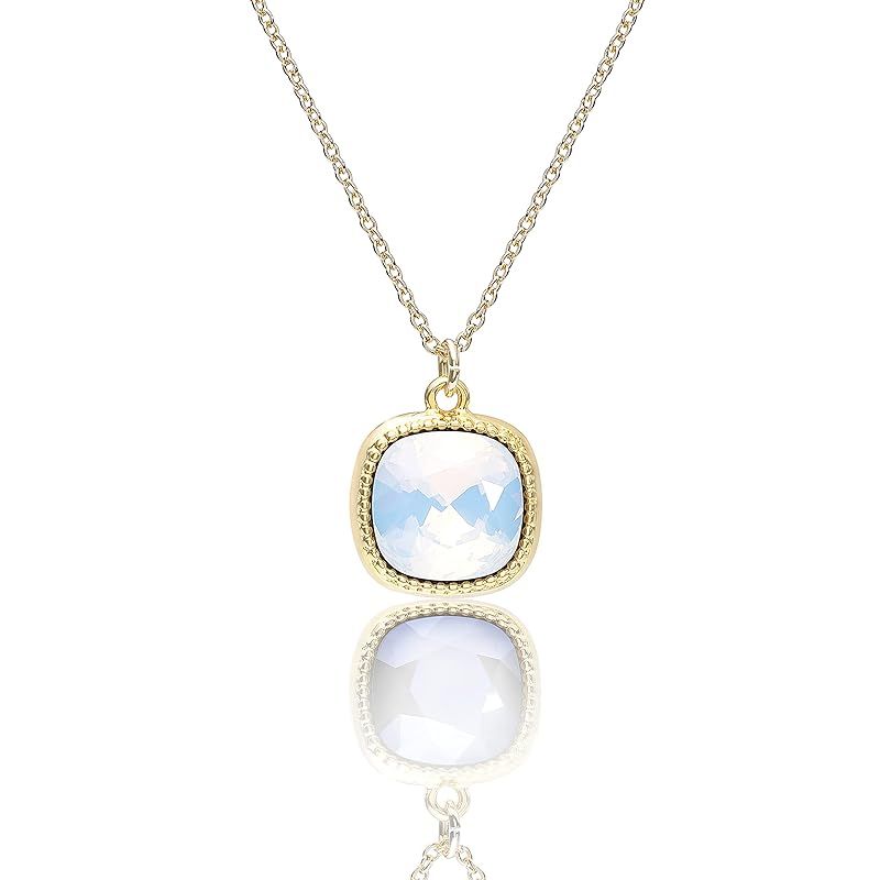 【新品】 [NAOTJEWELRY] [ナオットジュエリー] クリスタル ホワイトオパール ネックレス【ギフトBOX付き】 nn022w Crystal White Opal Necklace 1