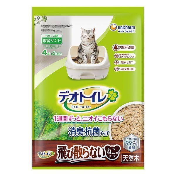 トイレ用品 ユニ・チャーム デオトイレ 消臭・抗菌チップ天然木