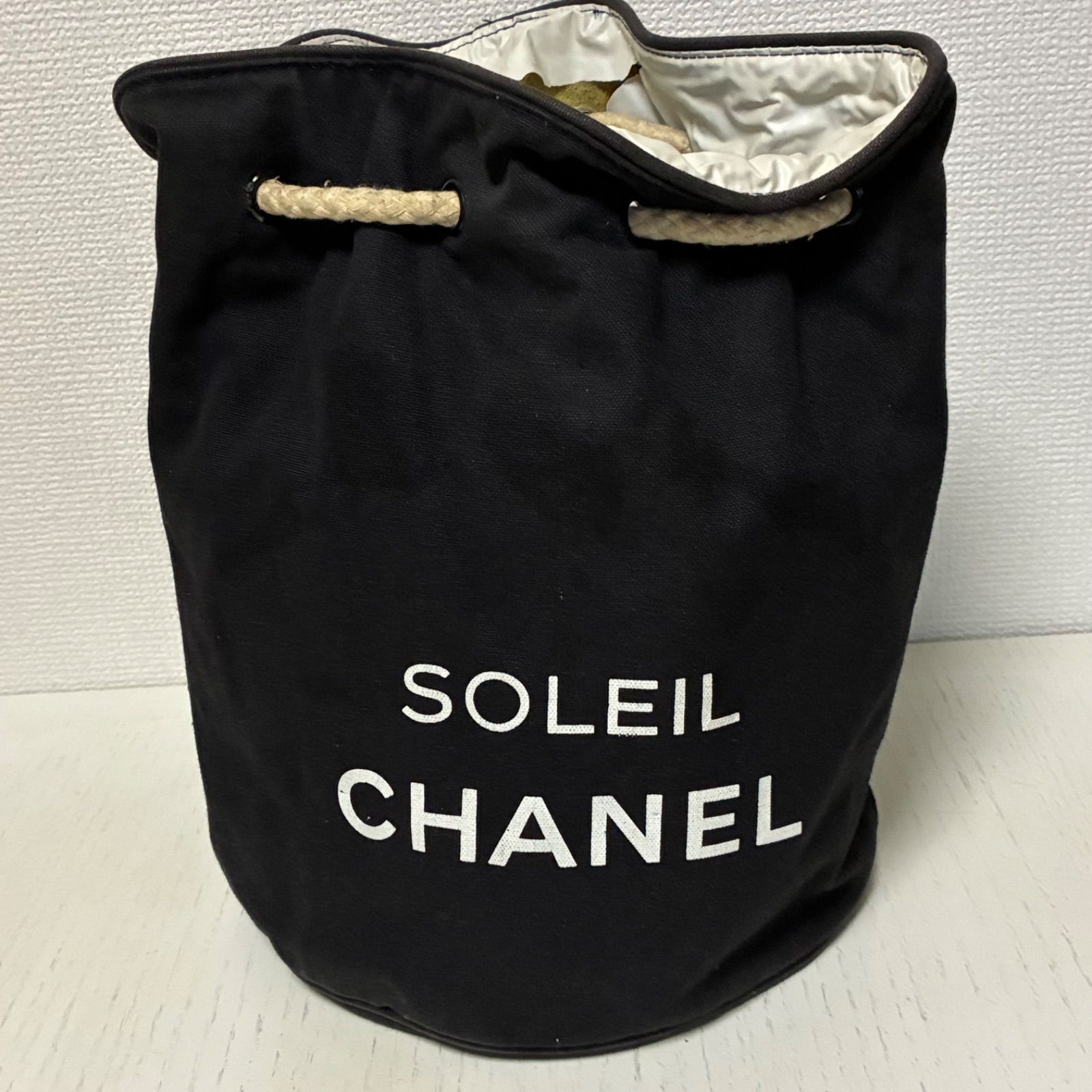 シャネル CHANEL 巾着リュックサック 肩掛けショルダーバッグ SOLEIL 