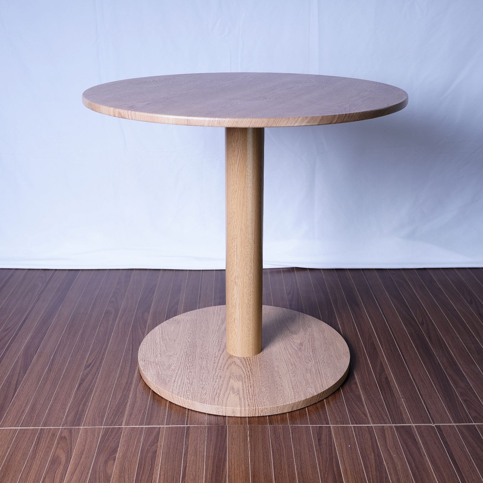 【送料込み】台面直径80cm 組立簡単 北欧風 円卓(丸テーブル) | シンプルモダン カフェ風インテリア 選べる2サイズ
