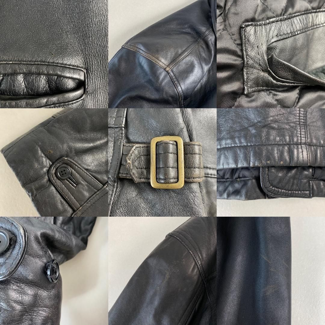 レザー カーコート ジャケット unknown brand 牛革 leather UNKNOWN. レザージャケット UNKNOWN DESTINATION カーコート leather