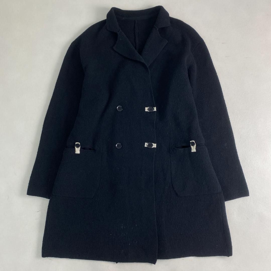 【美品】ヨウジヤマモト チェスターコート 変形　ジャケット　ダブル　アーカイブ Yohji Yamamoto POUR HOMME チェスターコート コート ウール ダブル