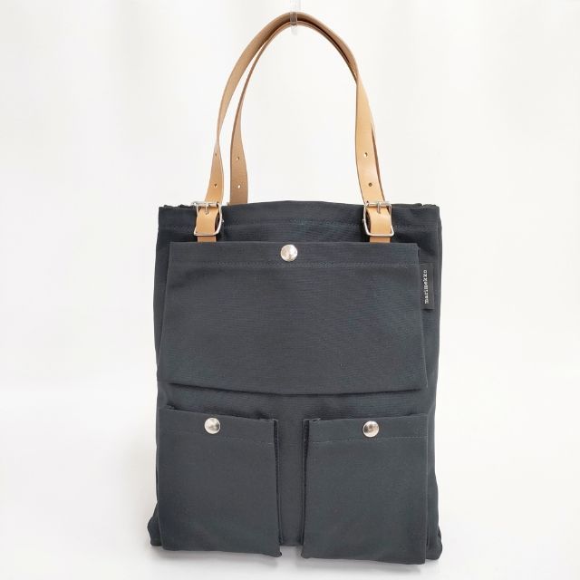 marimekko 新品 TOIMI レザーハンドル トートバッグ ブラック 
