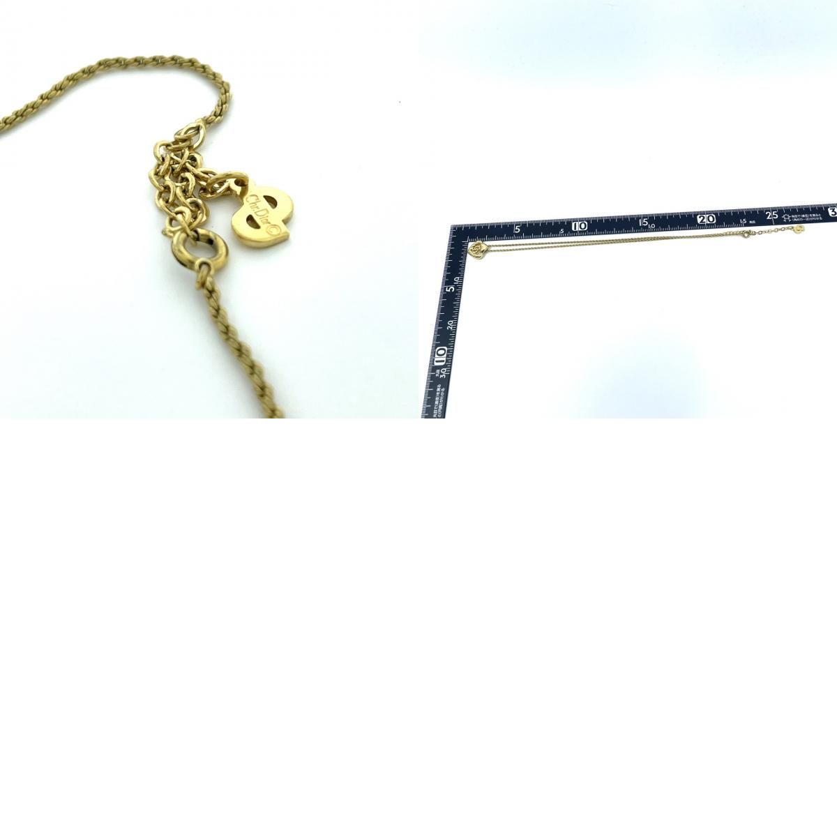 美品 Christian Dior クリスチャンディオール ヴィンテージ ネックレス 