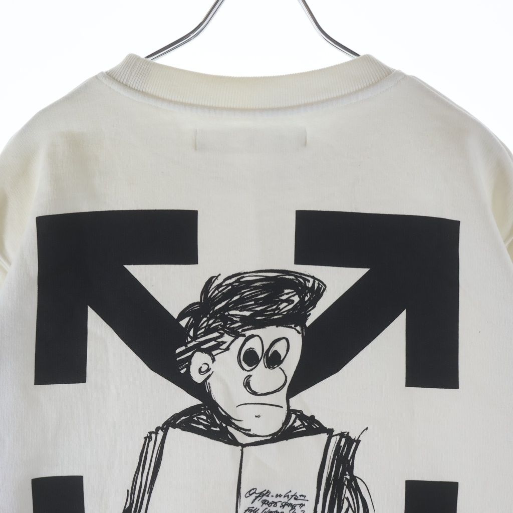 メンズ OFF-WHITE (オフホワイト) Arrows Sweater フロントロゴ バック