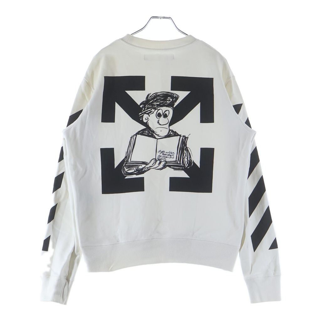 メンズ OFF-WHITE (オフホワイト) Arrows Sweater フロントロゴ バック