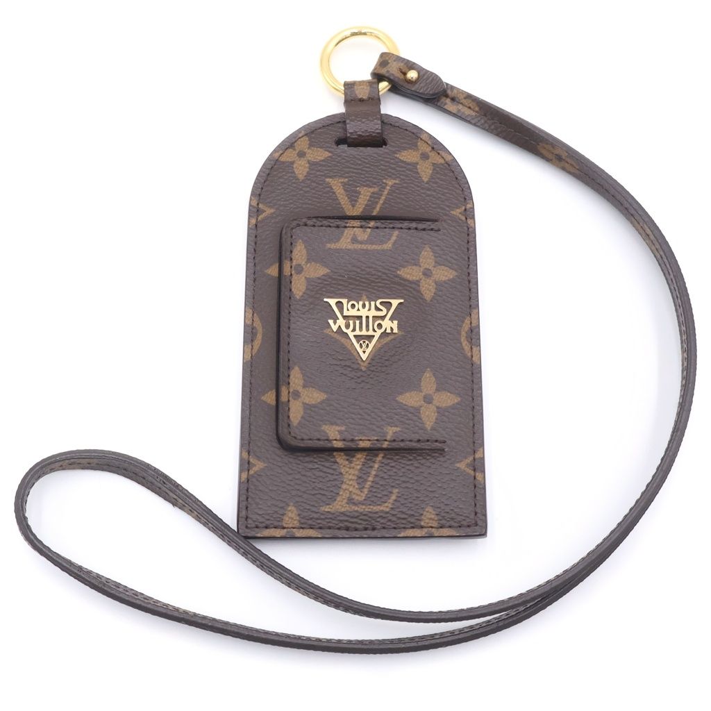 LOUIS VUITTON (ルイヴィトン) SHADES CARD HOLDER MONOGRAM モノグラム ネックストラップ カードケース M68852 ブラウン