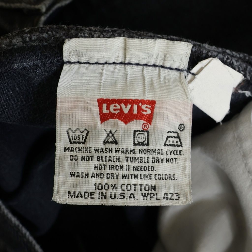 Levi's (リーバイス) 90S 501 CUT OFF 後染め ボタン裏刻印522