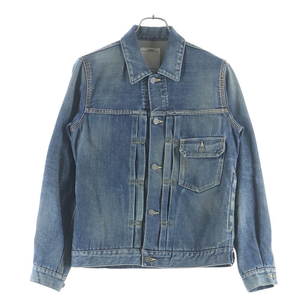VISVIM ヴィスヴィム 12AW 1st デニム トラッカー ジャケット インディゴ 0112205006002 VISVIM (ヴィスヴィム) 12AW 1st デニム トラッカー ジャケット