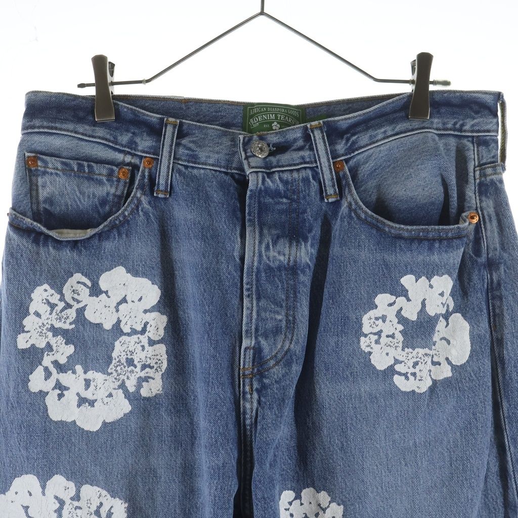 DENIM TEARS (デニムティアーズ) Wreath Baggy Denim フラワープリント