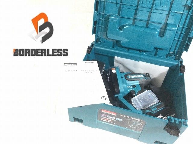 ☆未使用品☆makita マキタ 18V 充電式全ネジカッター SC102DRGX バッテリー2個(18V 6.0Ah) 充電器 ケース付 全ねじカッター128107