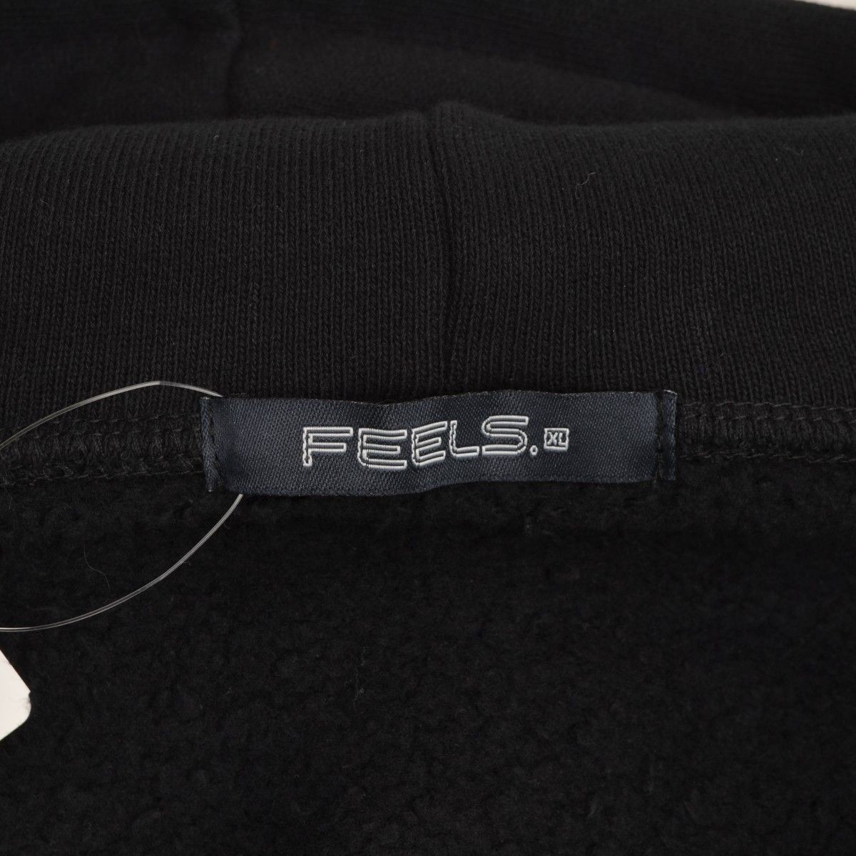 feels】PREMIUM WEIGHT ZIP UP HOODIE ドローコードジップアップ 