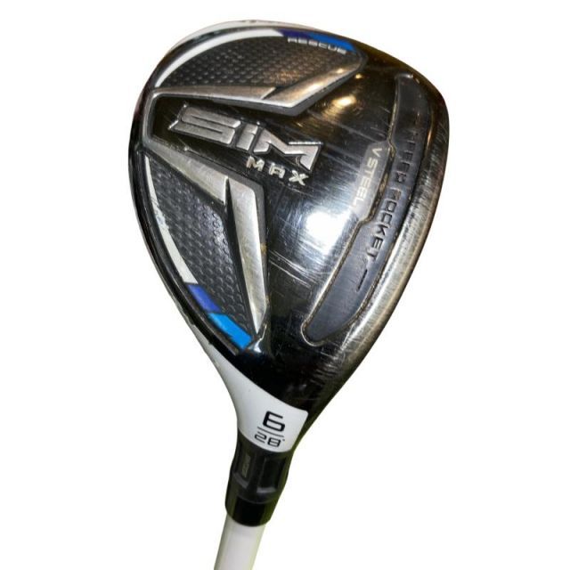 【中古】 テーラーメイド SIM MAX U6 レディース ユーティリティ UT TENSEI BLUE TM40(UT) (フレックスL) レディース 女性用 右利き 右用 Cランク ゴルフクラブ