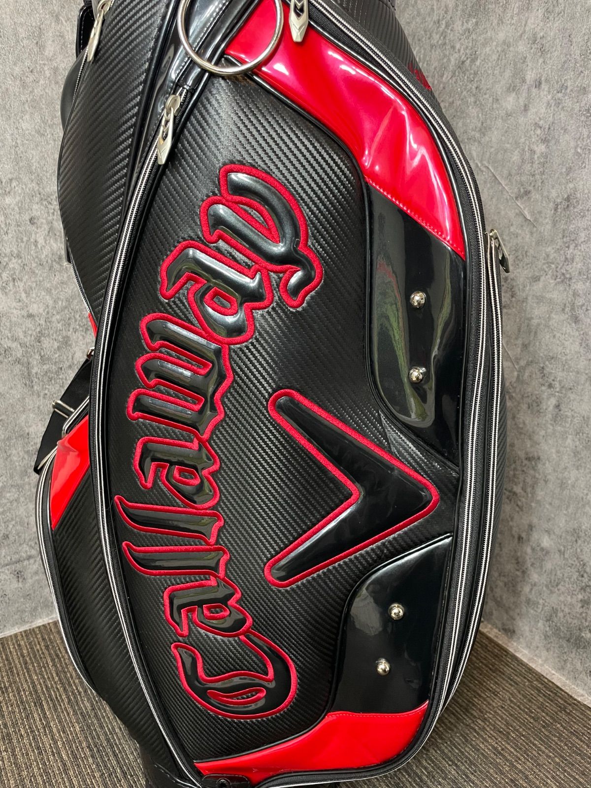 Callaway キャディバッグ 黒/赤 キャロウェイ XHOT カート キャディバッグの通販 テレ東アトミックゴルフ